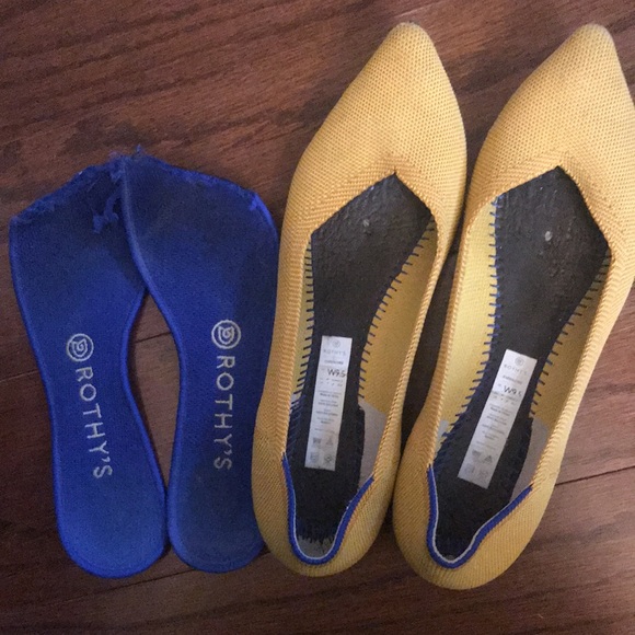 Marigold yellow Rothy’s in size 9.5 - Picture 6 of 6